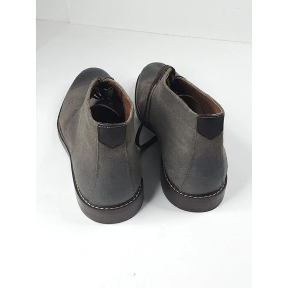 1901 Gray Men Oxford Chukka Lace Up Dress‎ Business Shoes 58665 Size 13